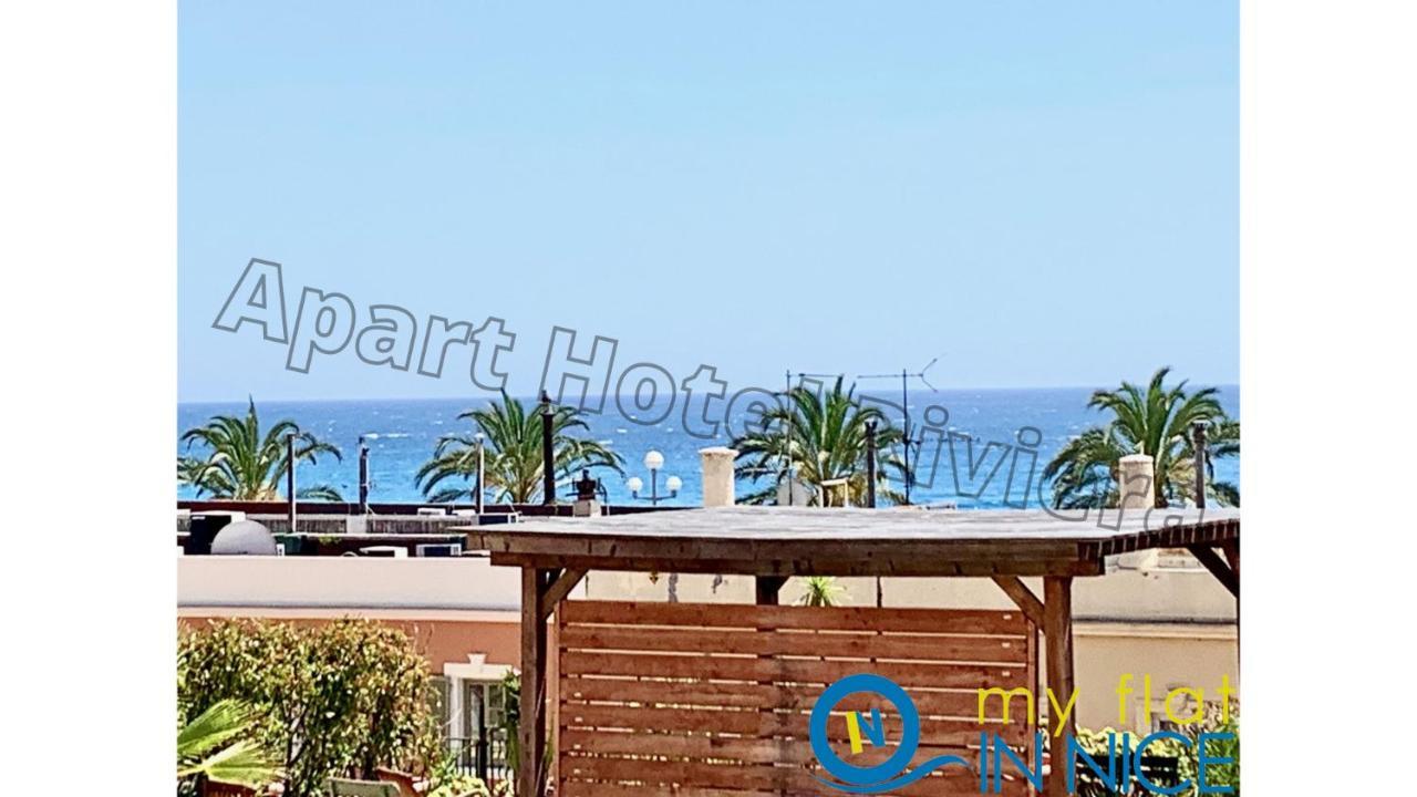 Aparthotel Riviera Nice Cote D'Azur - Old Town - Studio Ac - Sea View - 50M Promenade Des Anglais- La Maison Linda Luaran gambar
