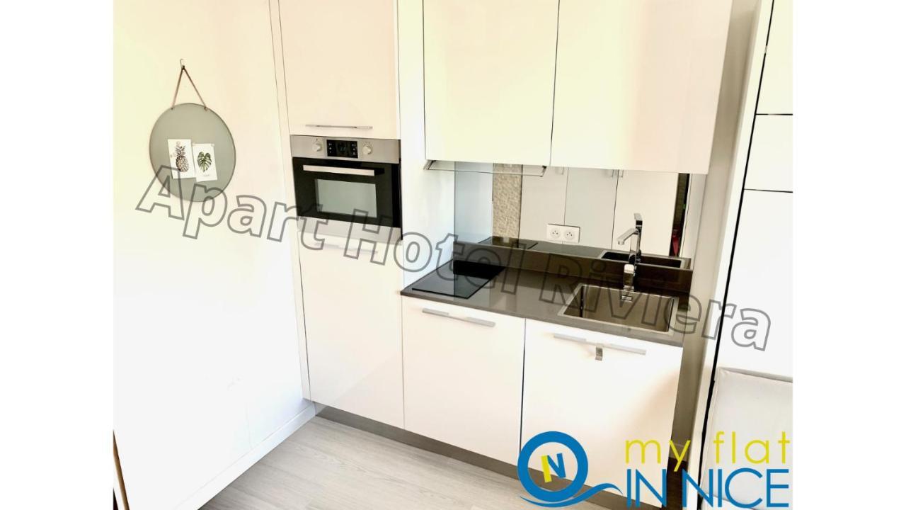 Aparthotel Riviera Nice Cote D'Azur - Old Town - Studio Ac - Sea View - 50M Promenade Des Anglais- La Maison Linda Luaran gambar