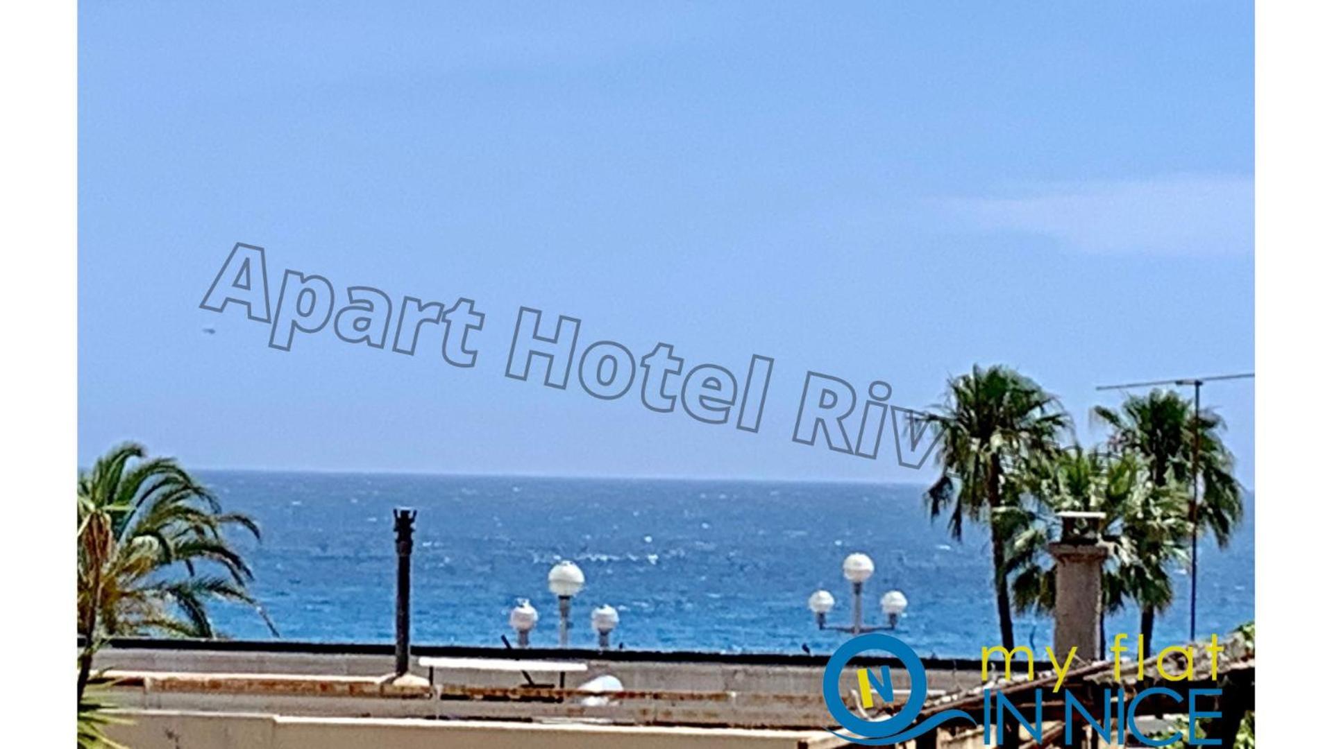 Aparthotel Riviera Nice Cote D'Azur - Old Town - Studio Ac - Sea View - 50M Promenade Des Anglais- La Maison Linda Luaran gambar