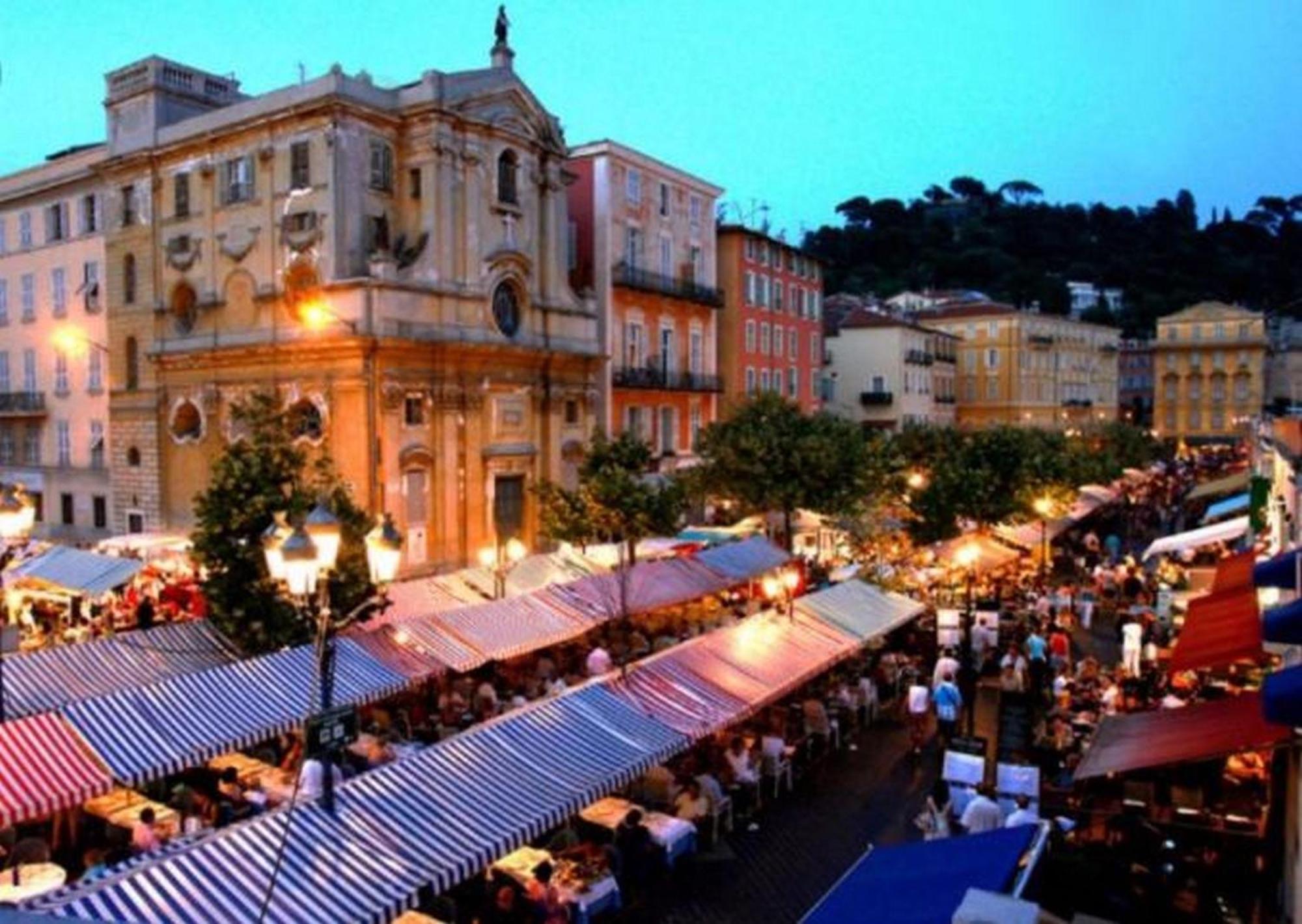 Aparthotel Riviera Nice Cote D'Azur - Old Town - Studio Ac - Sea View - 50M Promenade Des Anglais- La Maison Linda Luaran gambar