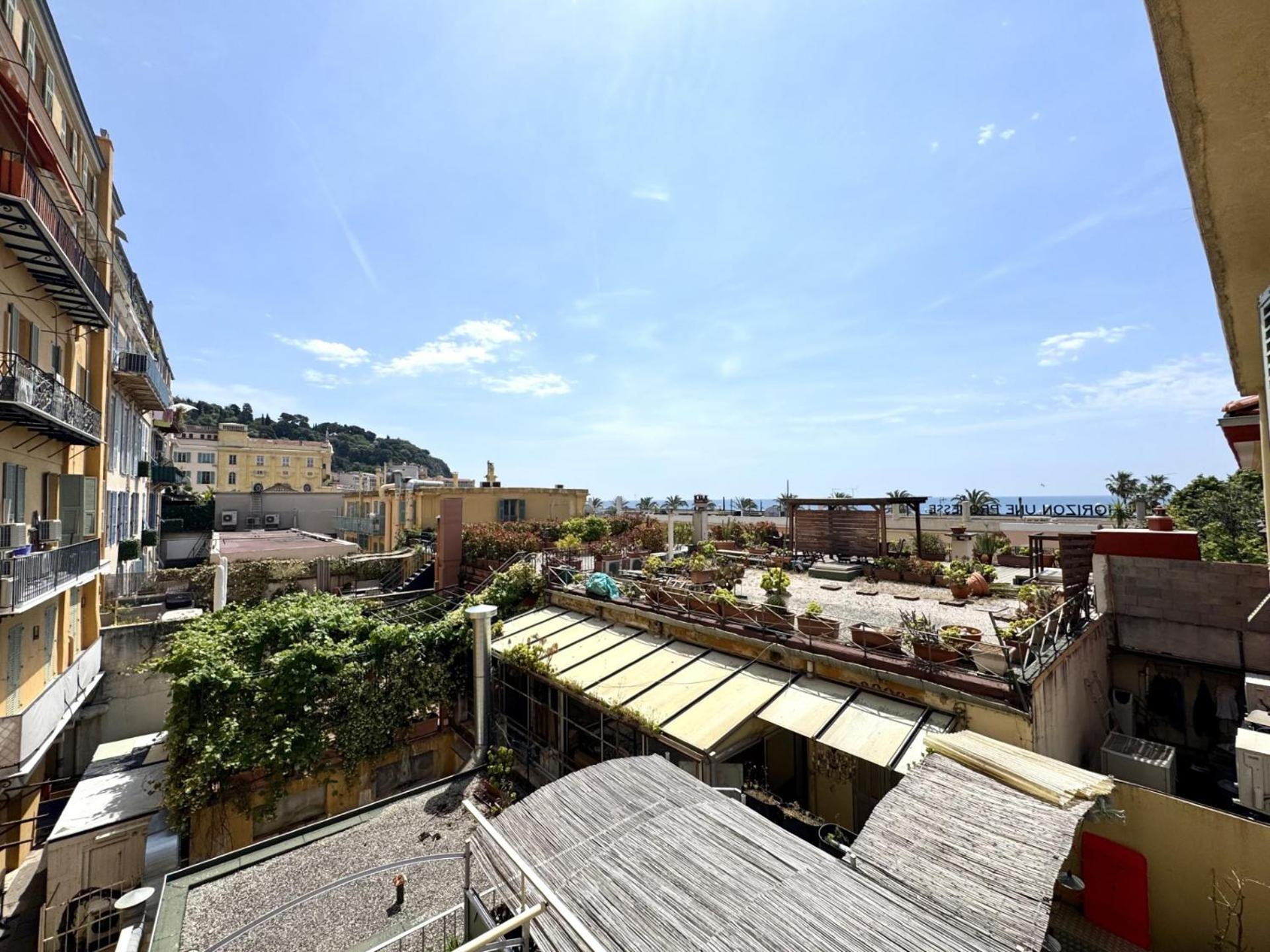 Aparthotel Riviera Nice Cote D'Azur - Old Town - Studio Ac - Sea View - 50M Promenade Des Anglais- La Maison Linda Luaran gambar